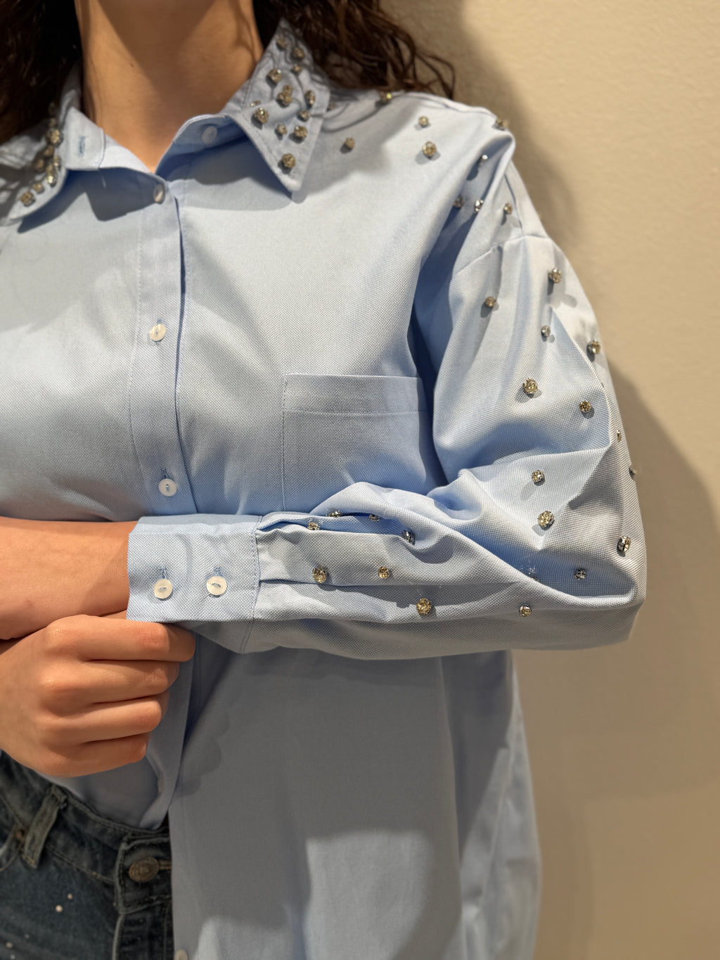 Camicia con Strass