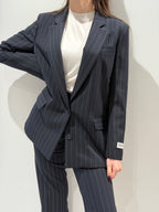 Blazer Gessato Monopetto