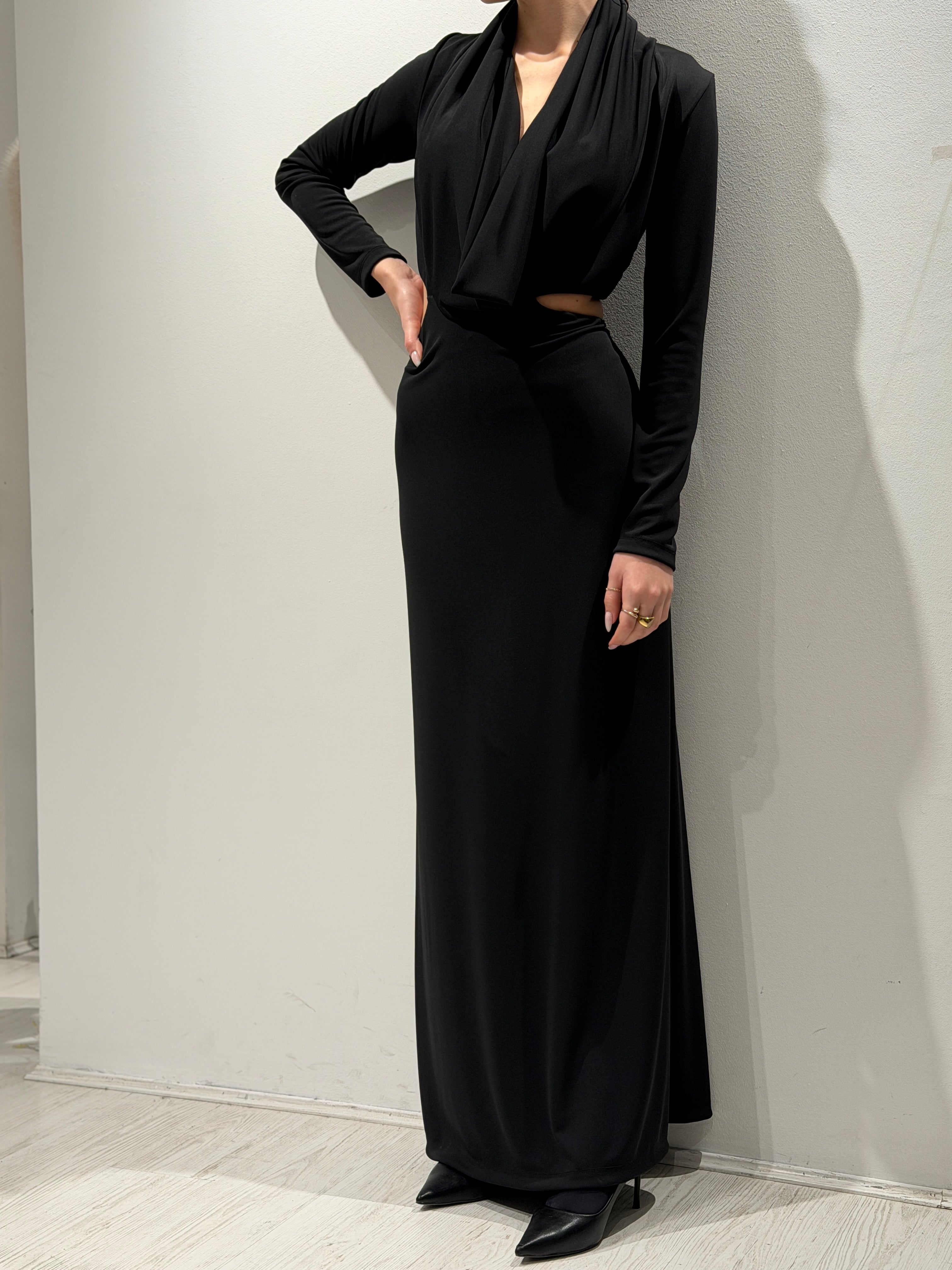 Abito Lungo con Spacchi