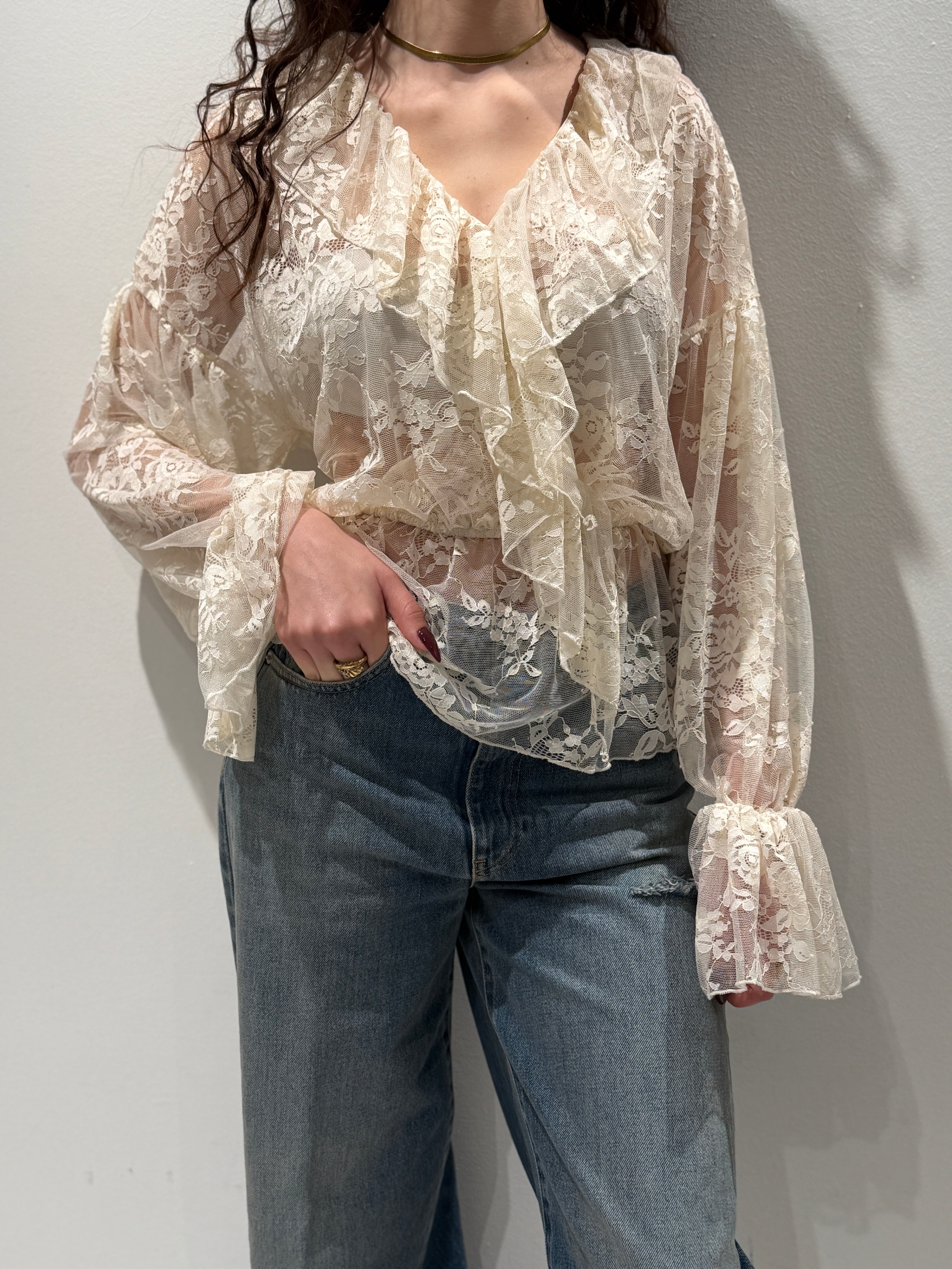 Blusa in Pizzo