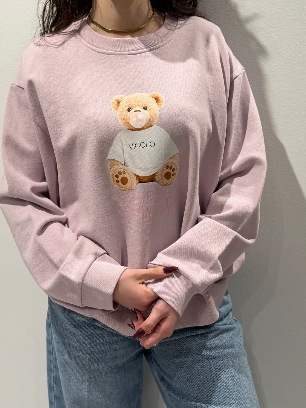 Felpa Stampa Teddy