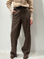 Pantalone Dritto con Cintura