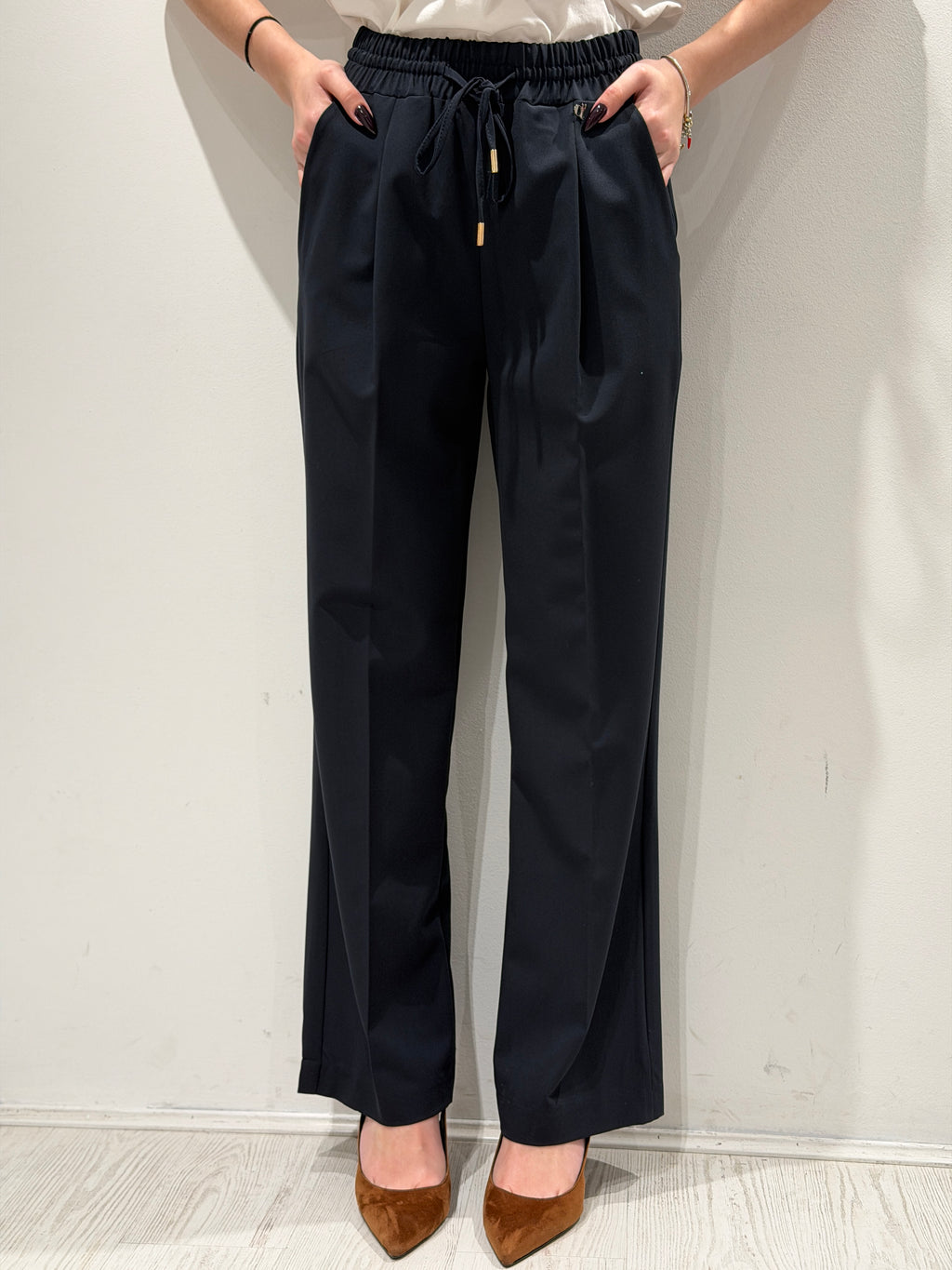 Pantalone Morbido con Elastico