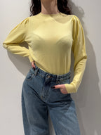 Maglioncino Basic Spalle Arricciate