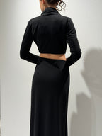 Abito Lungo con Spacchi