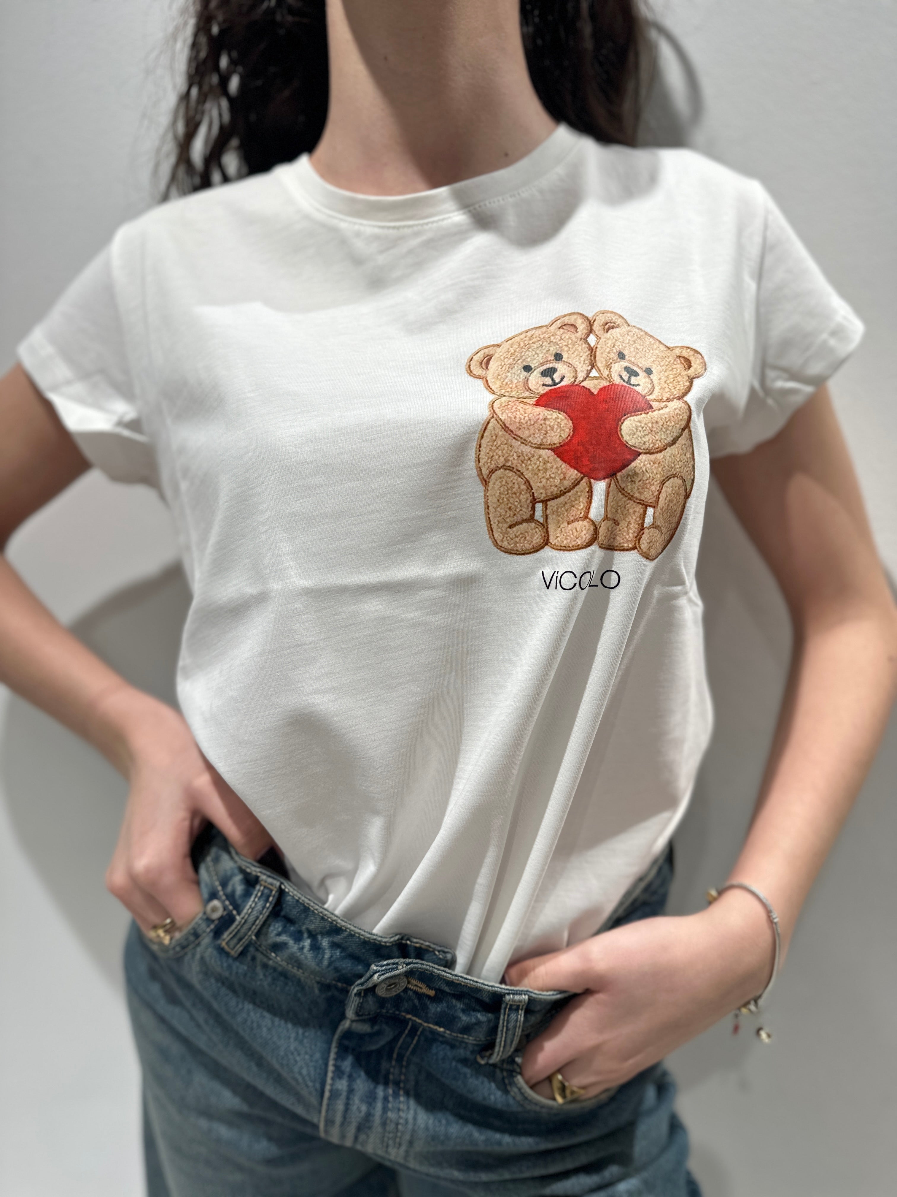 T-shirt Stampa Orsetti