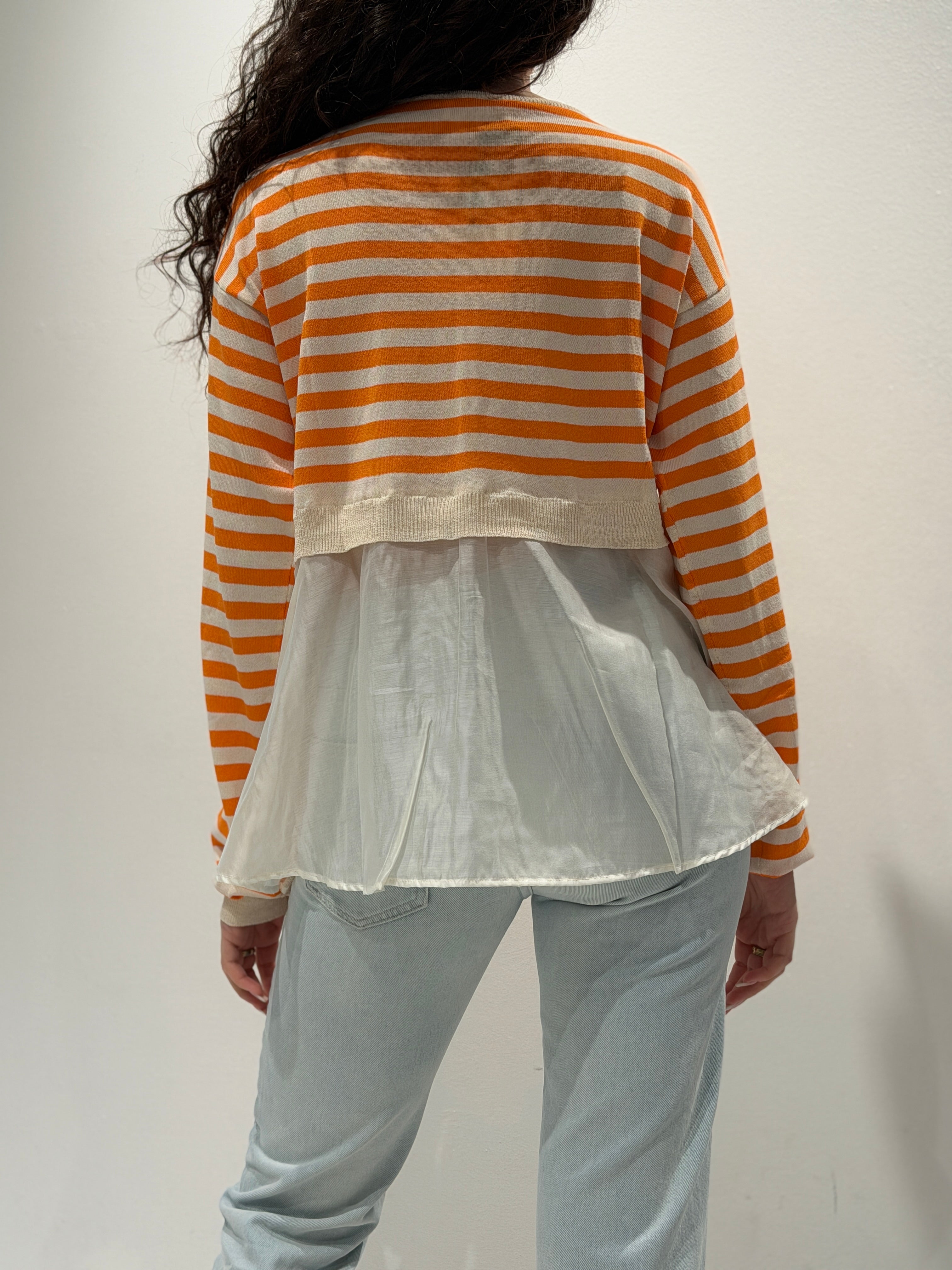 Cardigan a Righe