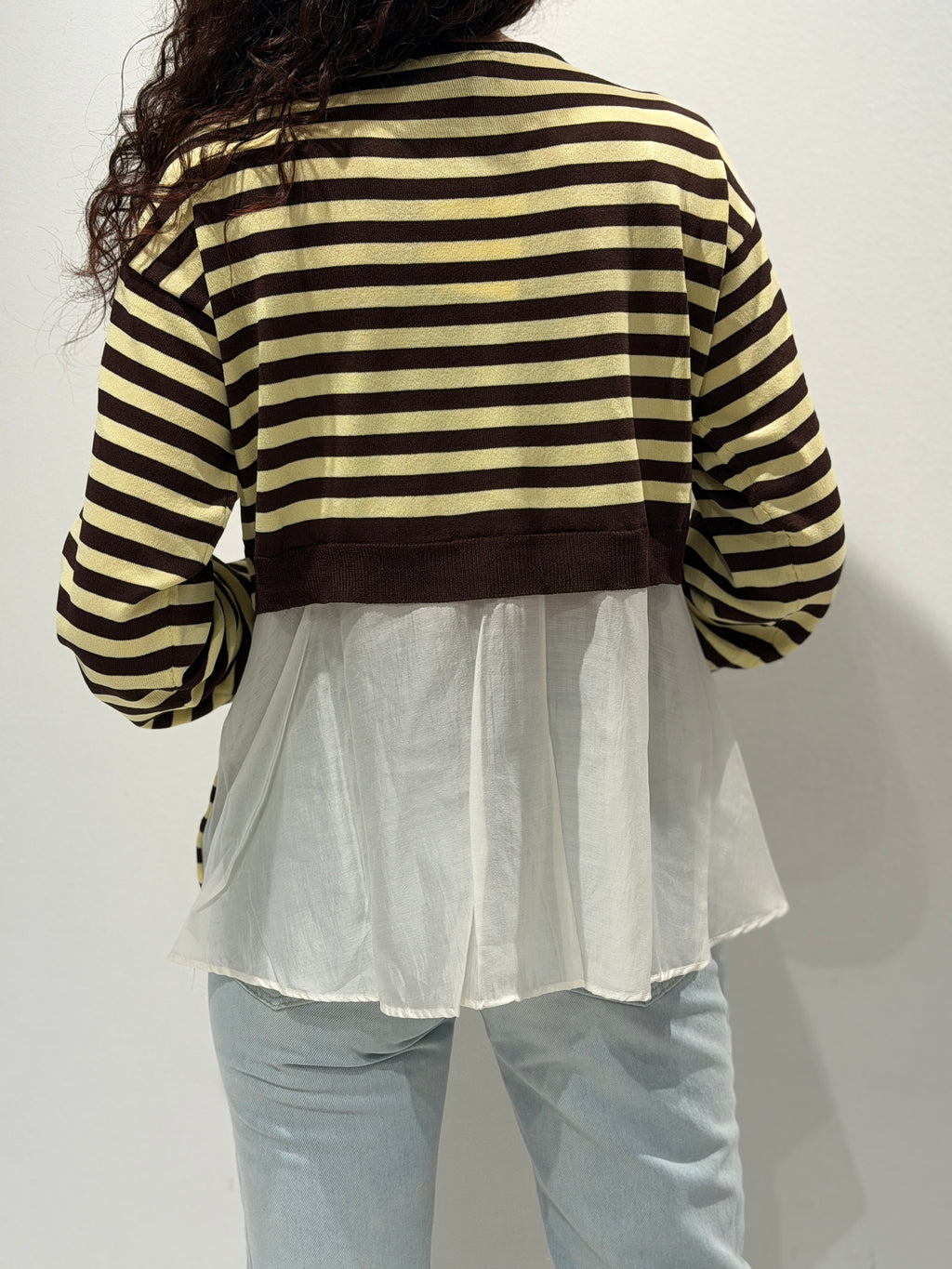 Cardigan a Righe