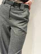 Pantalone Dritto con Cintura