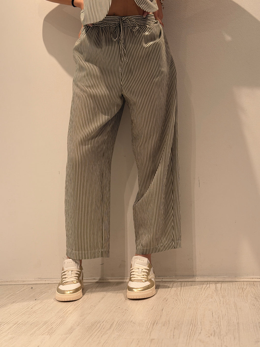 Pantalone Carrot a Righe