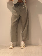 Pantalone Carrot a Righe