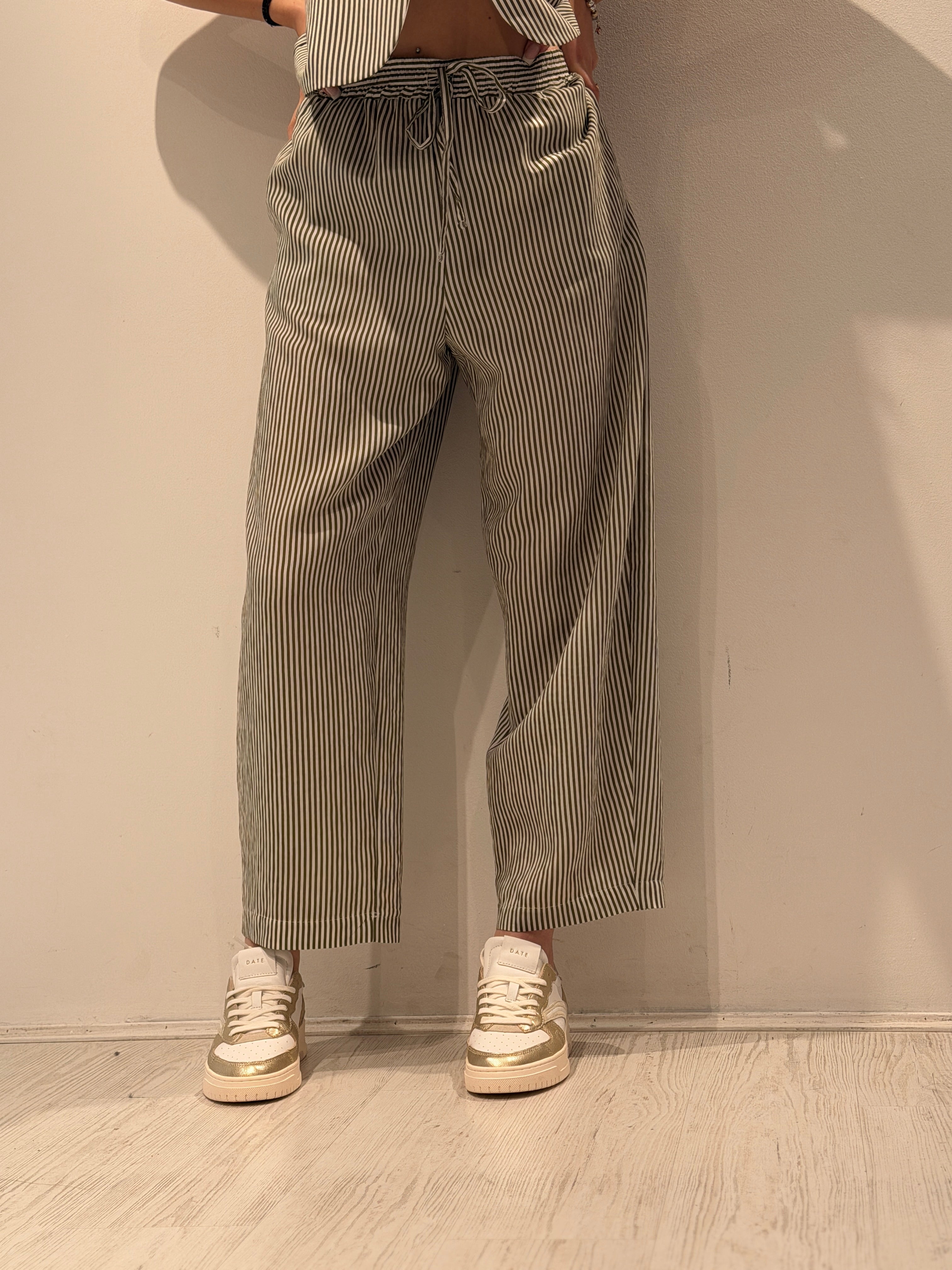 Pantalone Carrot a Righe