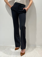 Pantalone Flare Gessato