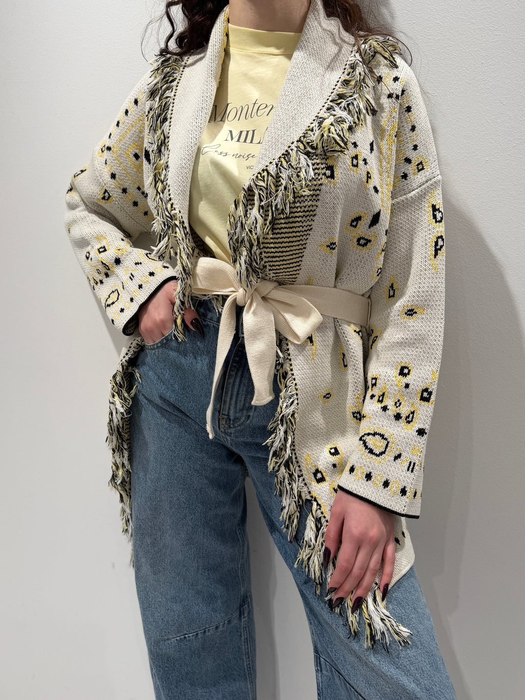 Maxi Cardigan Fantasia Bandana
