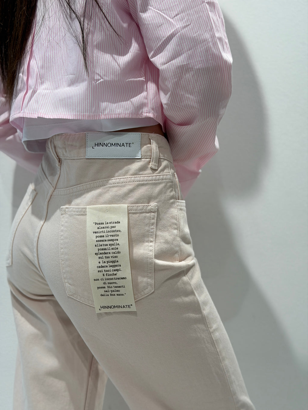 Jeans Dritto Rosa