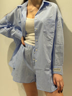 Camicia Over a Righe