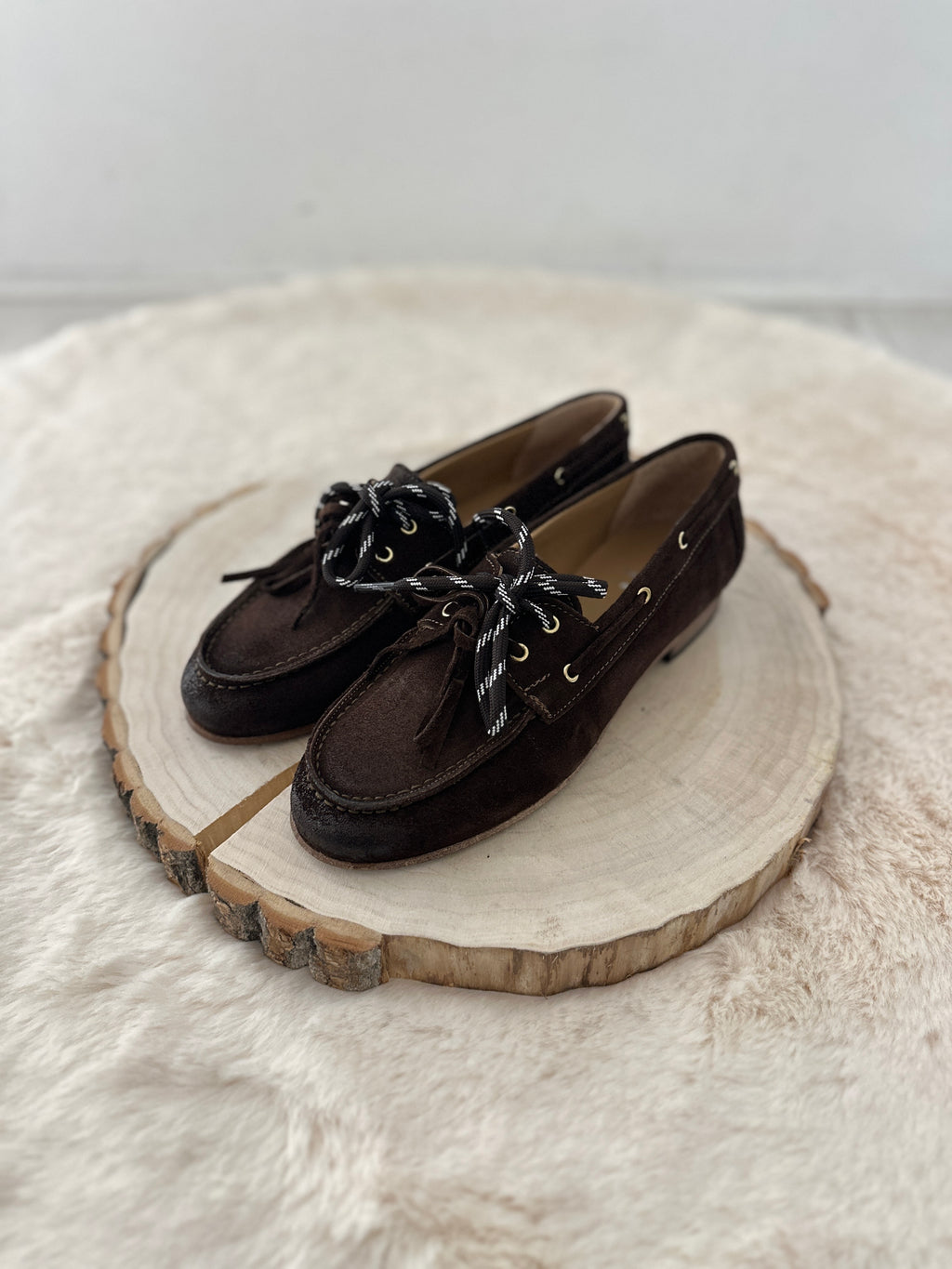Mocassino barca Scamosciato