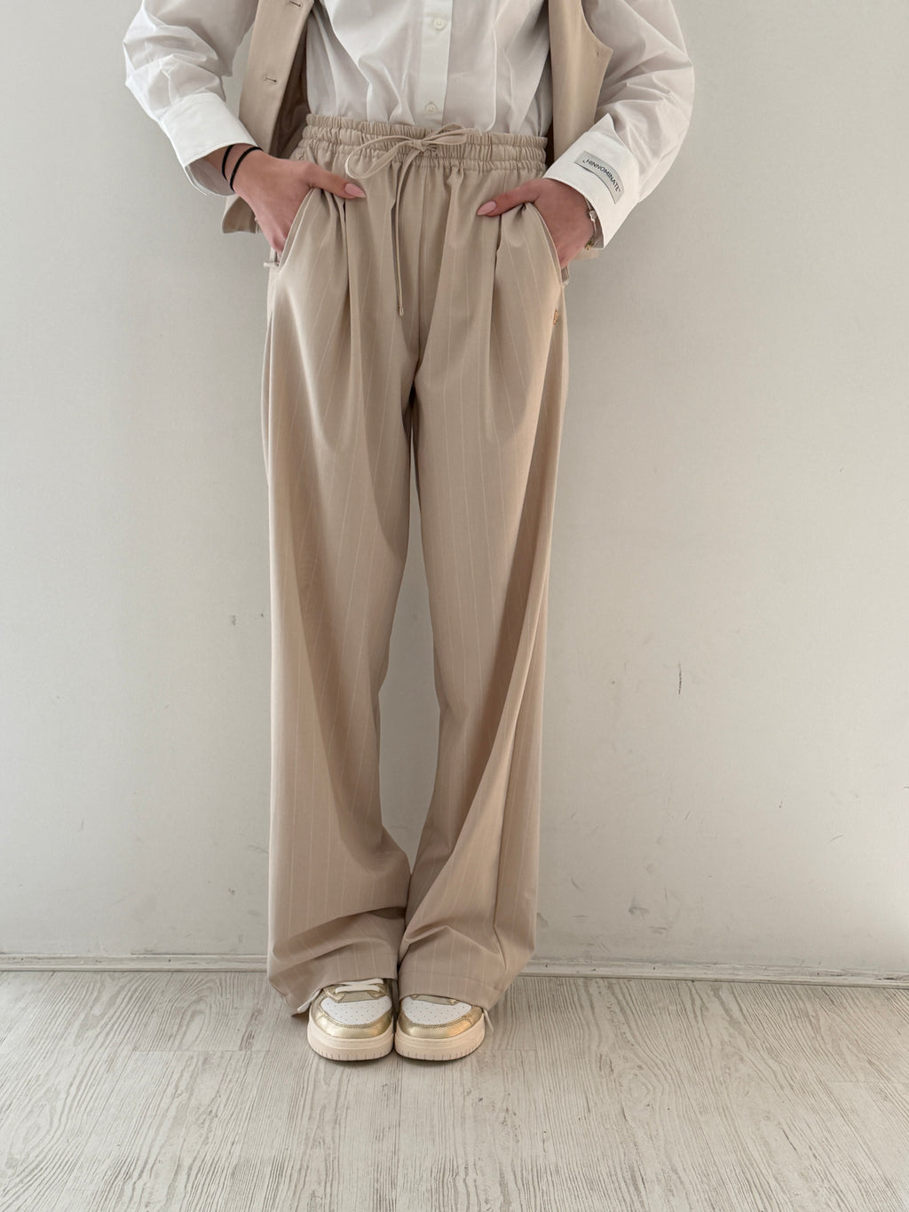 Pantalone Gessato Over