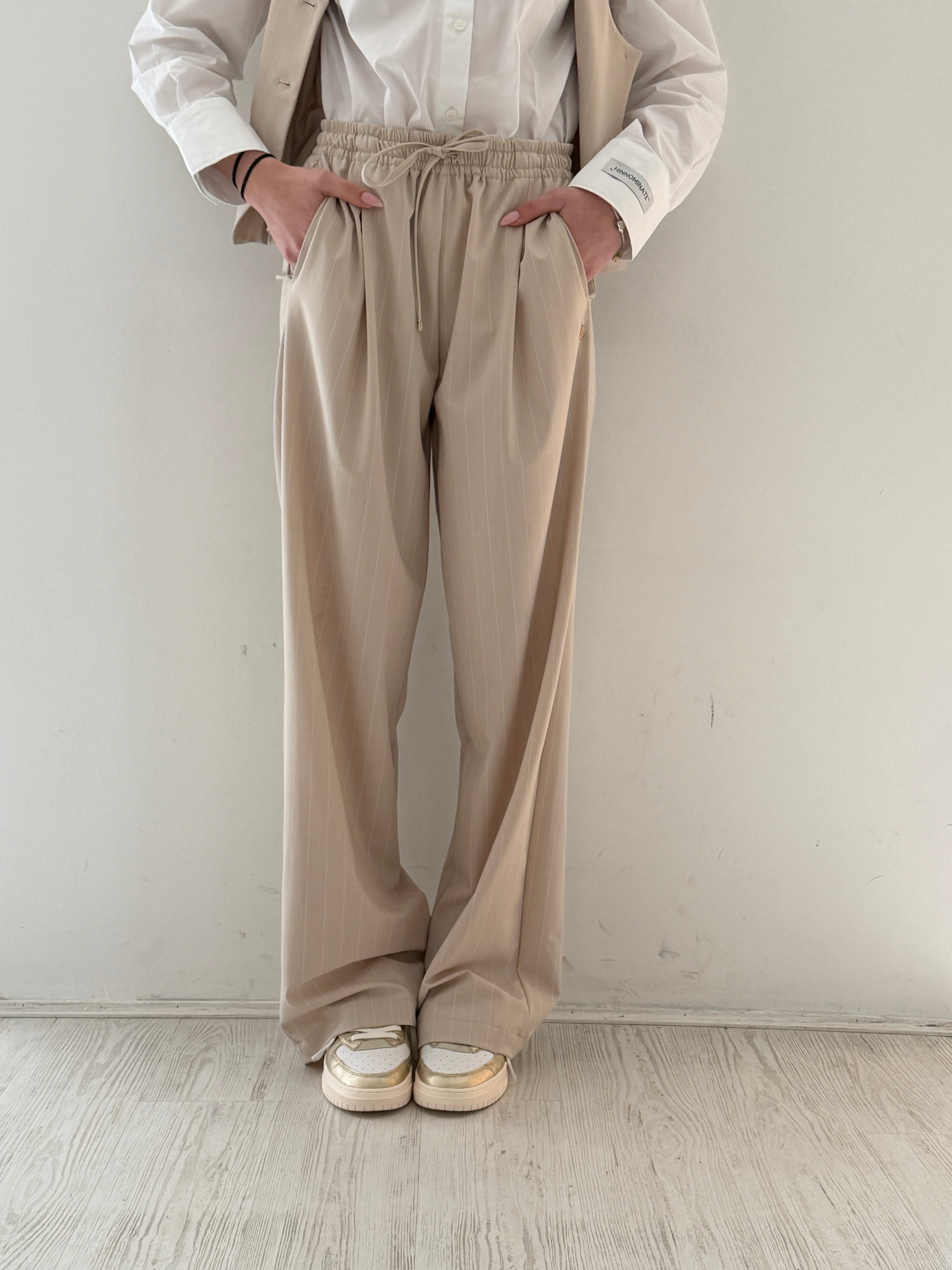 Pantalone Gessato Over