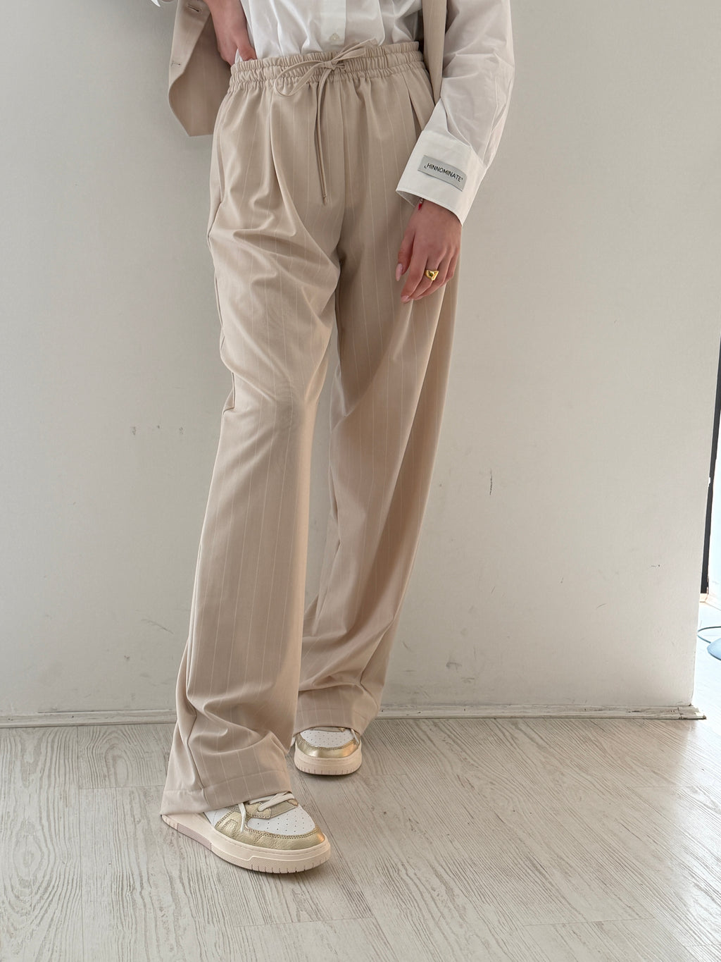 Pantalone Gessato Over