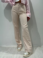 Jeans Dritto Rosa