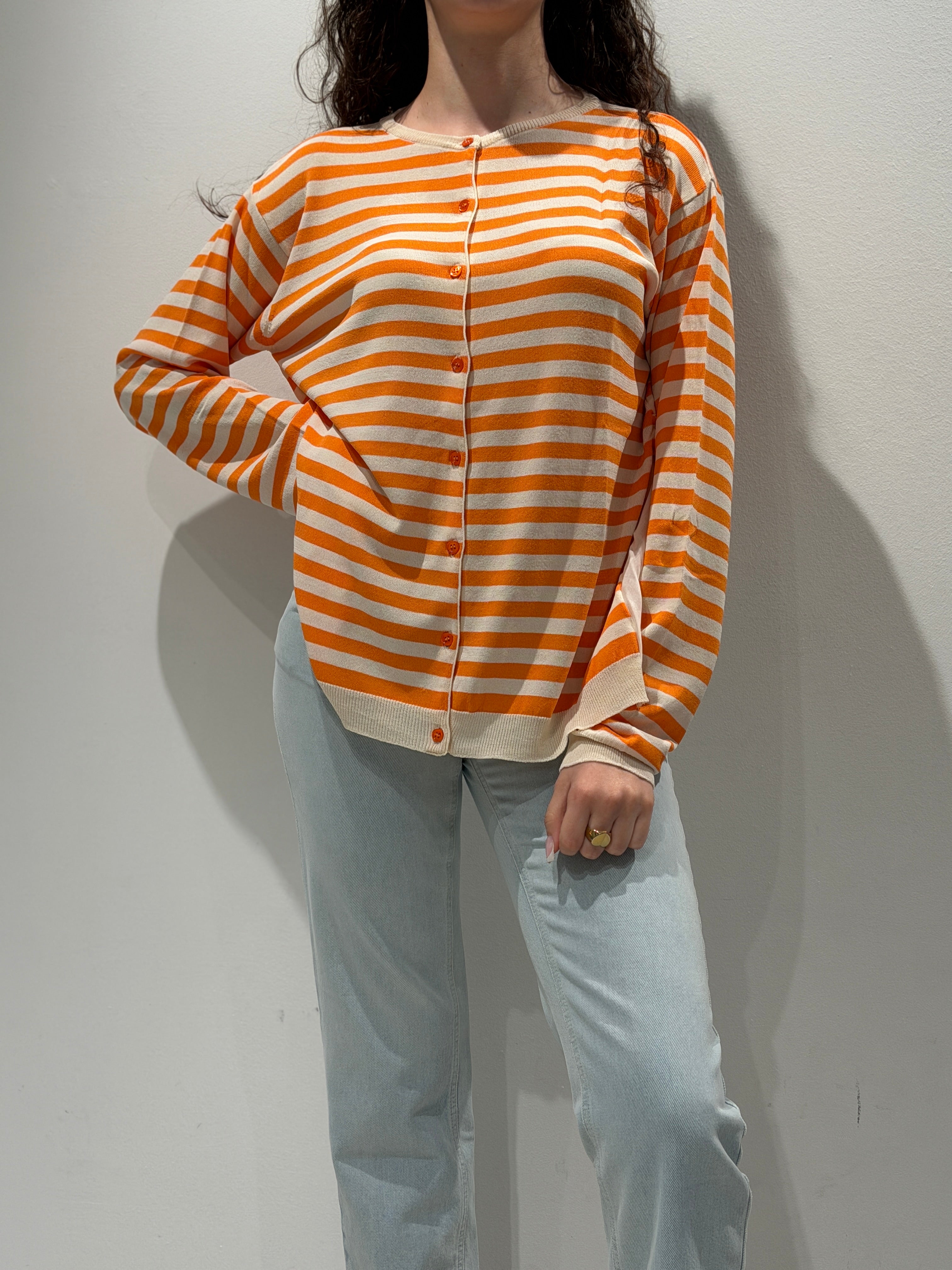 Cardigan a Righe