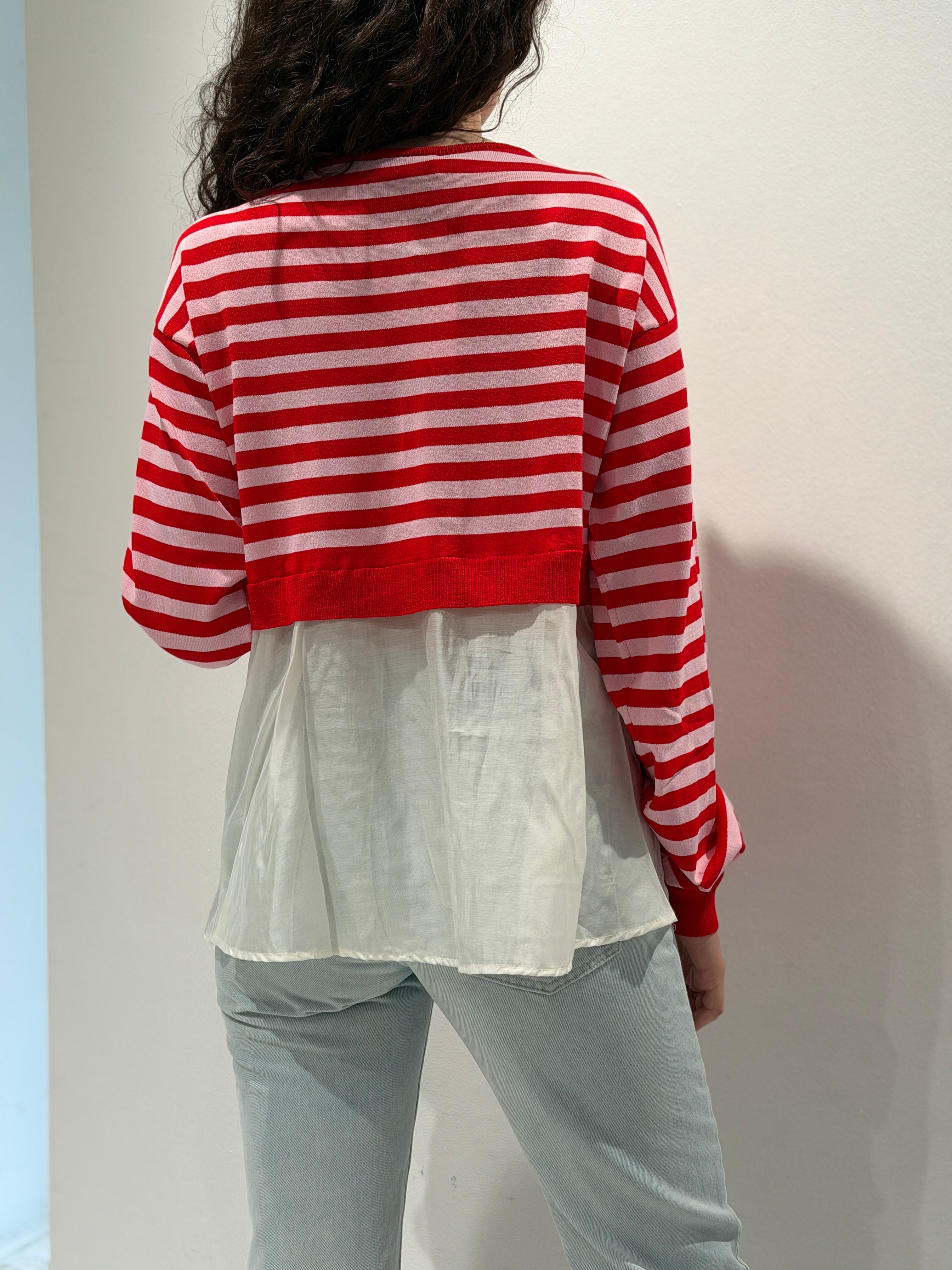 Cardigan a Righe