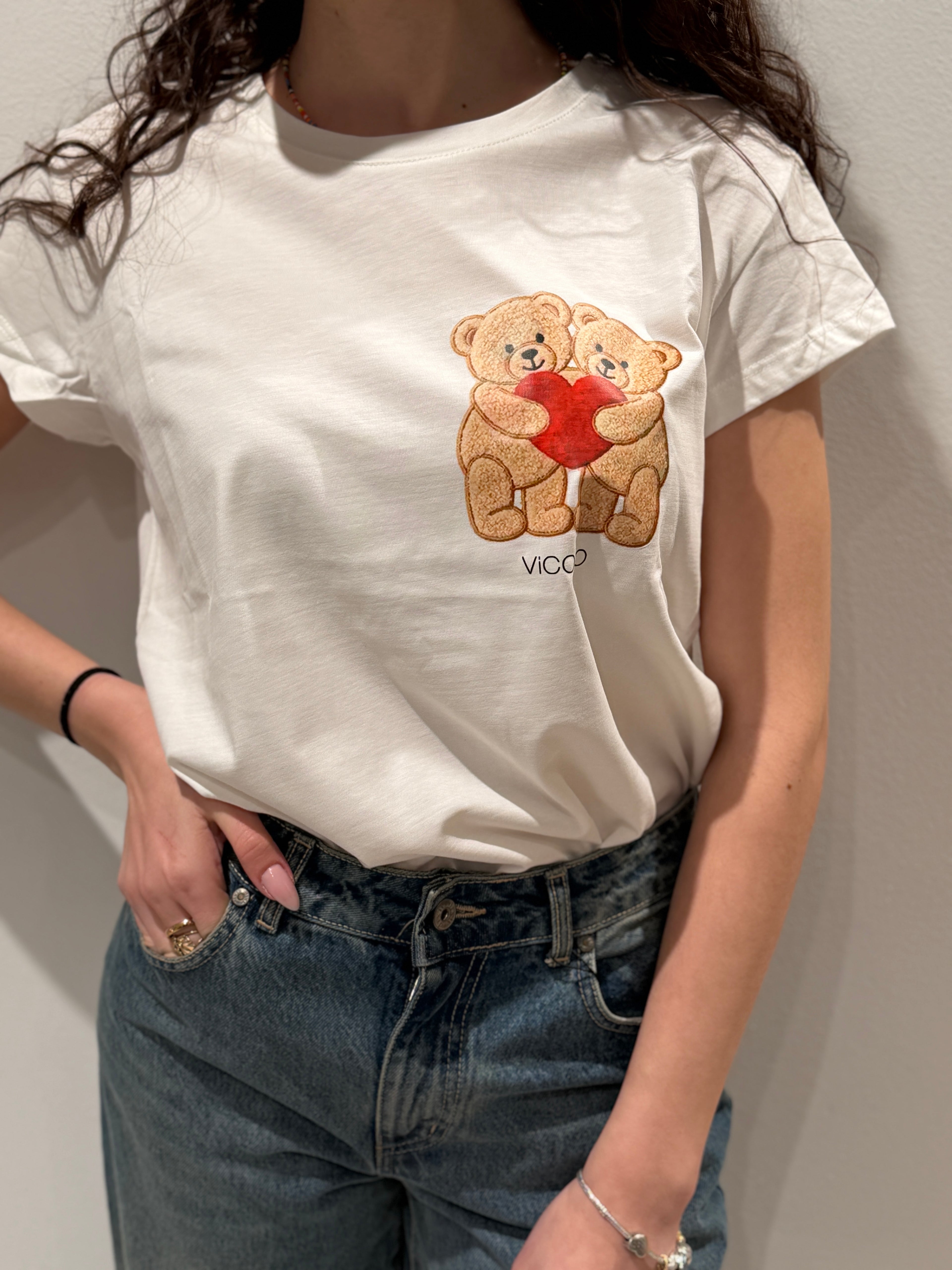 T-shirt Stampa Orsetti