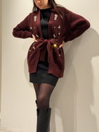 Cardigan con Strass