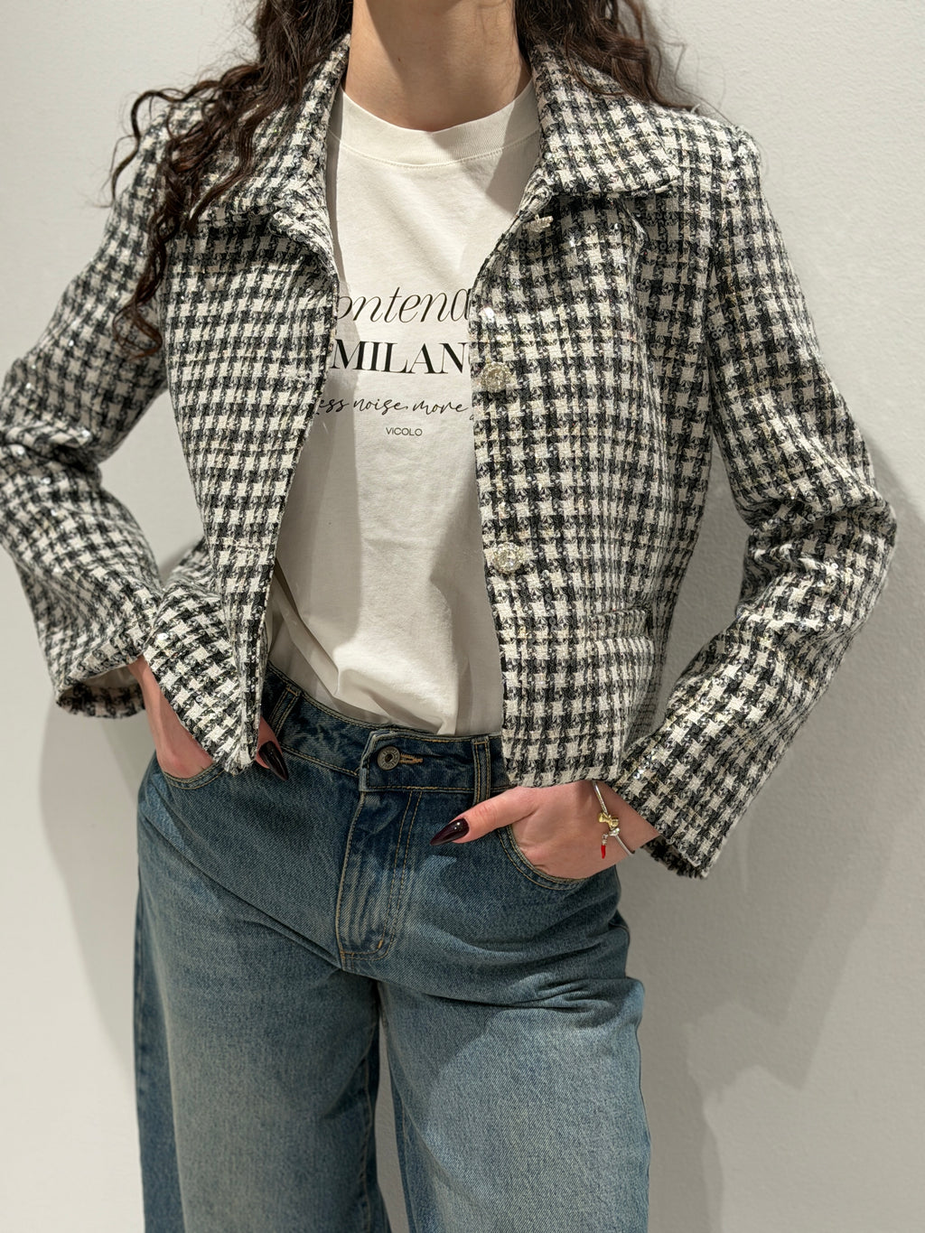 Blazer Corto Fantasia Vichy