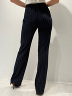 Pantalone Flare Gessato
