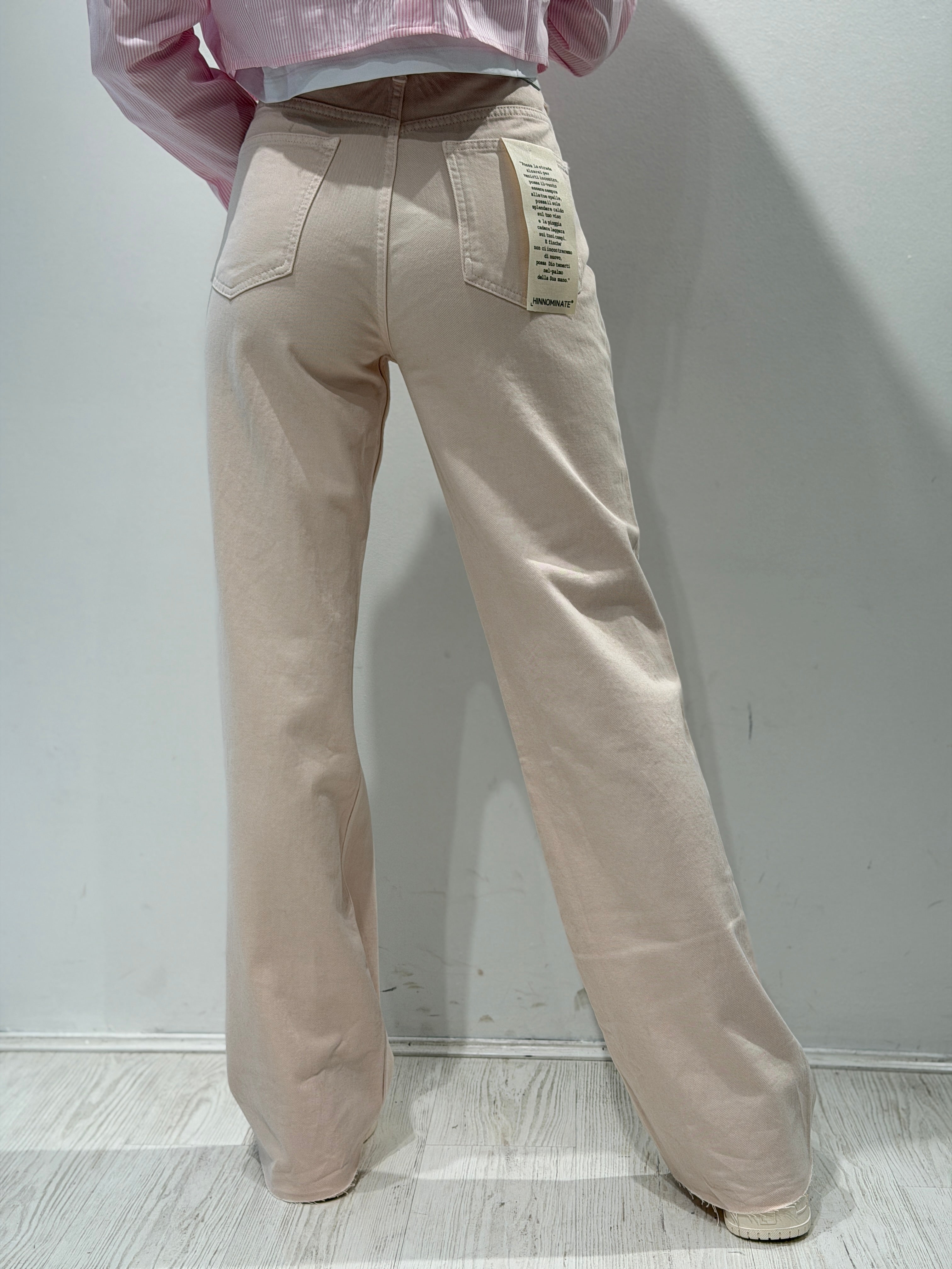 Jeans Dritto Rosa