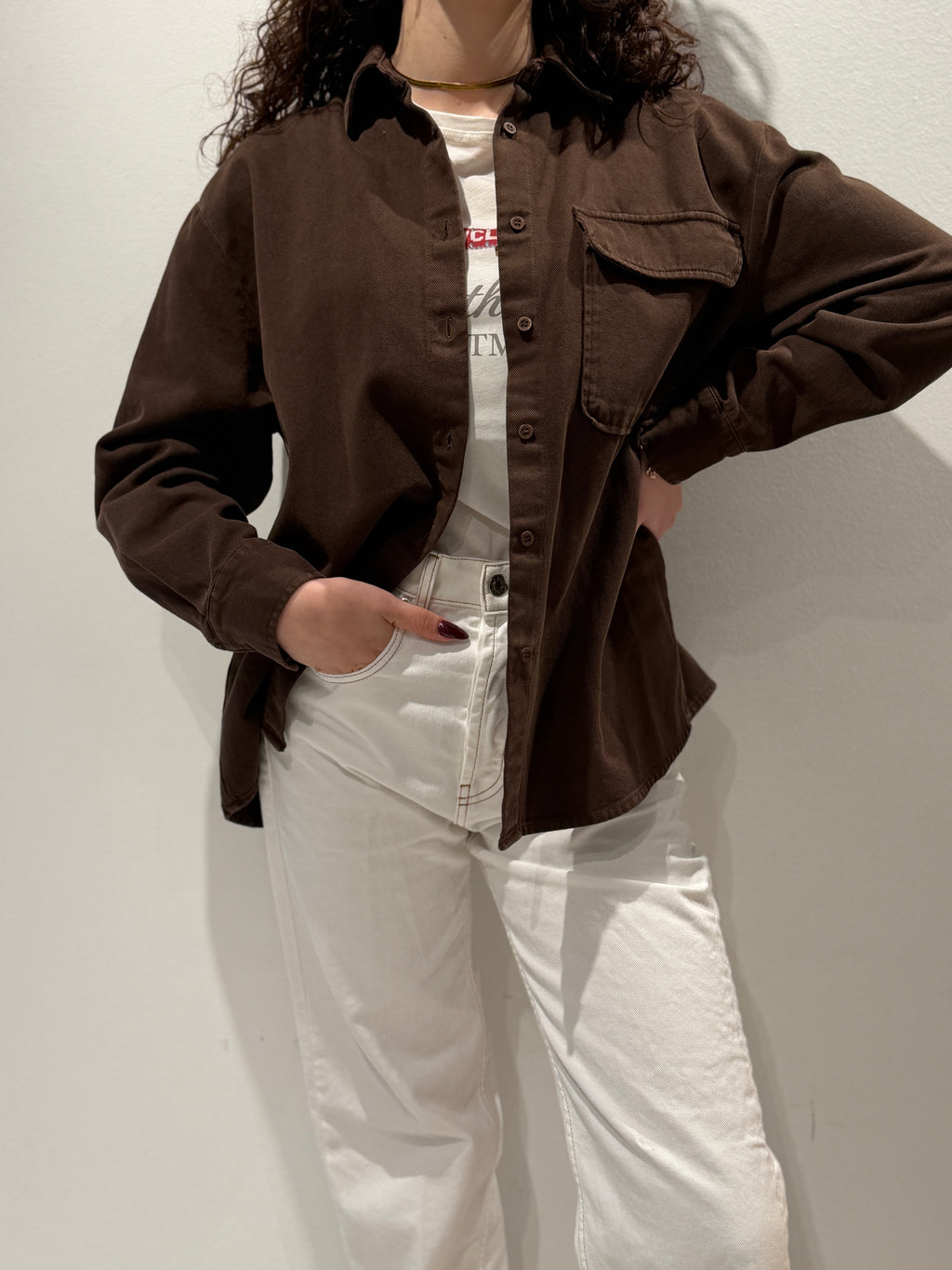 Camicia over di jeans