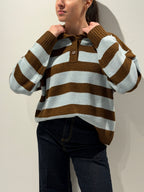 Polo in Maglia a Righe