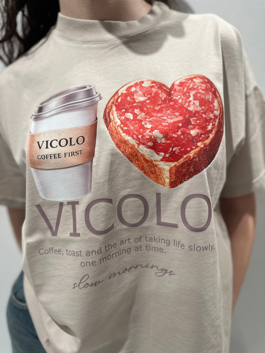T-shirt con Stampa Grafica