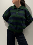 Polo in Maglia a Righe