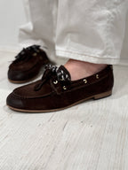 Mocassino barca Scamosciato