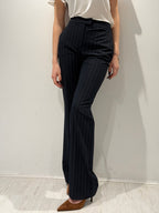 Pantalone Flare Gessato