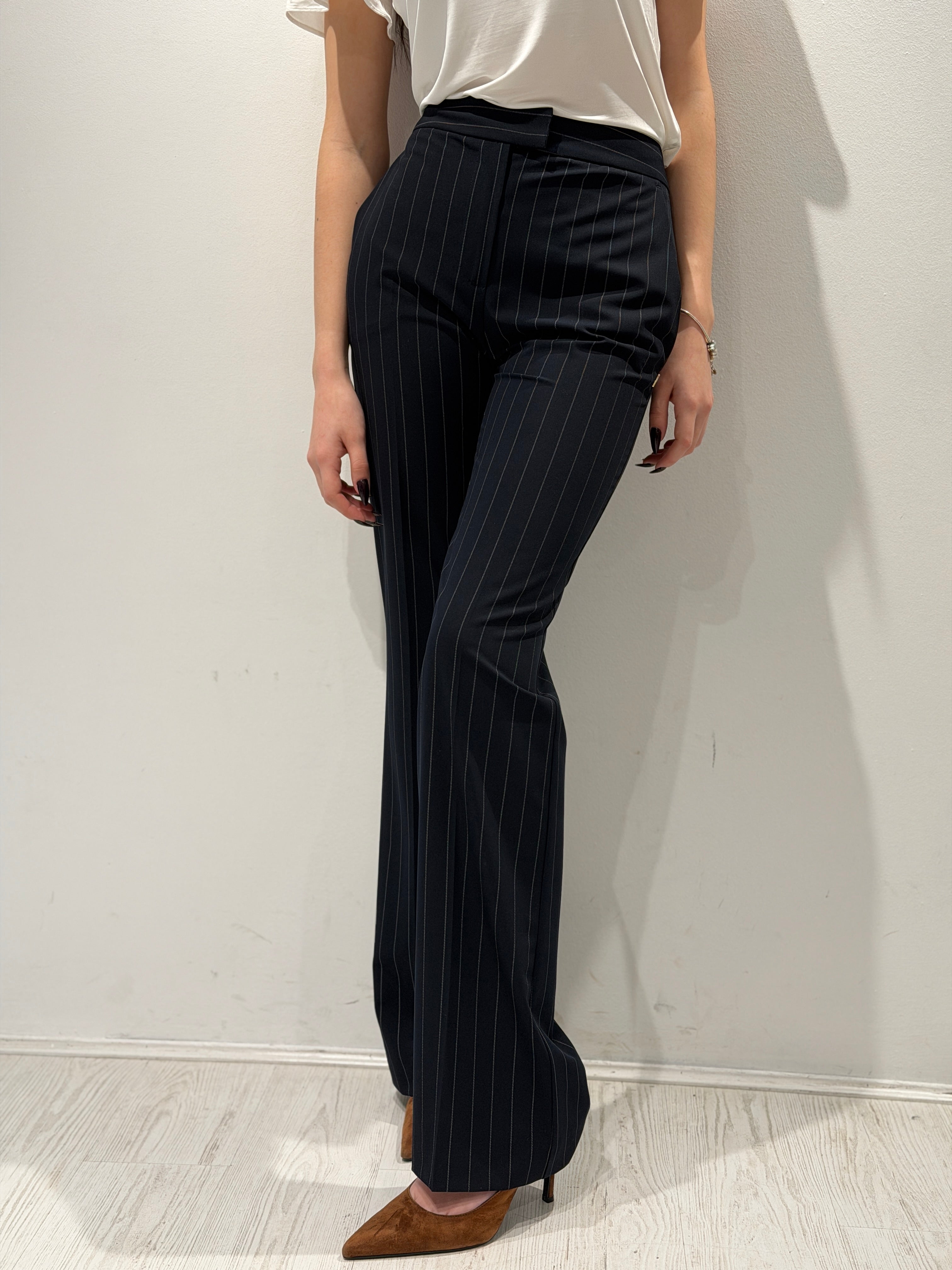 Pantalone Flare Gessato