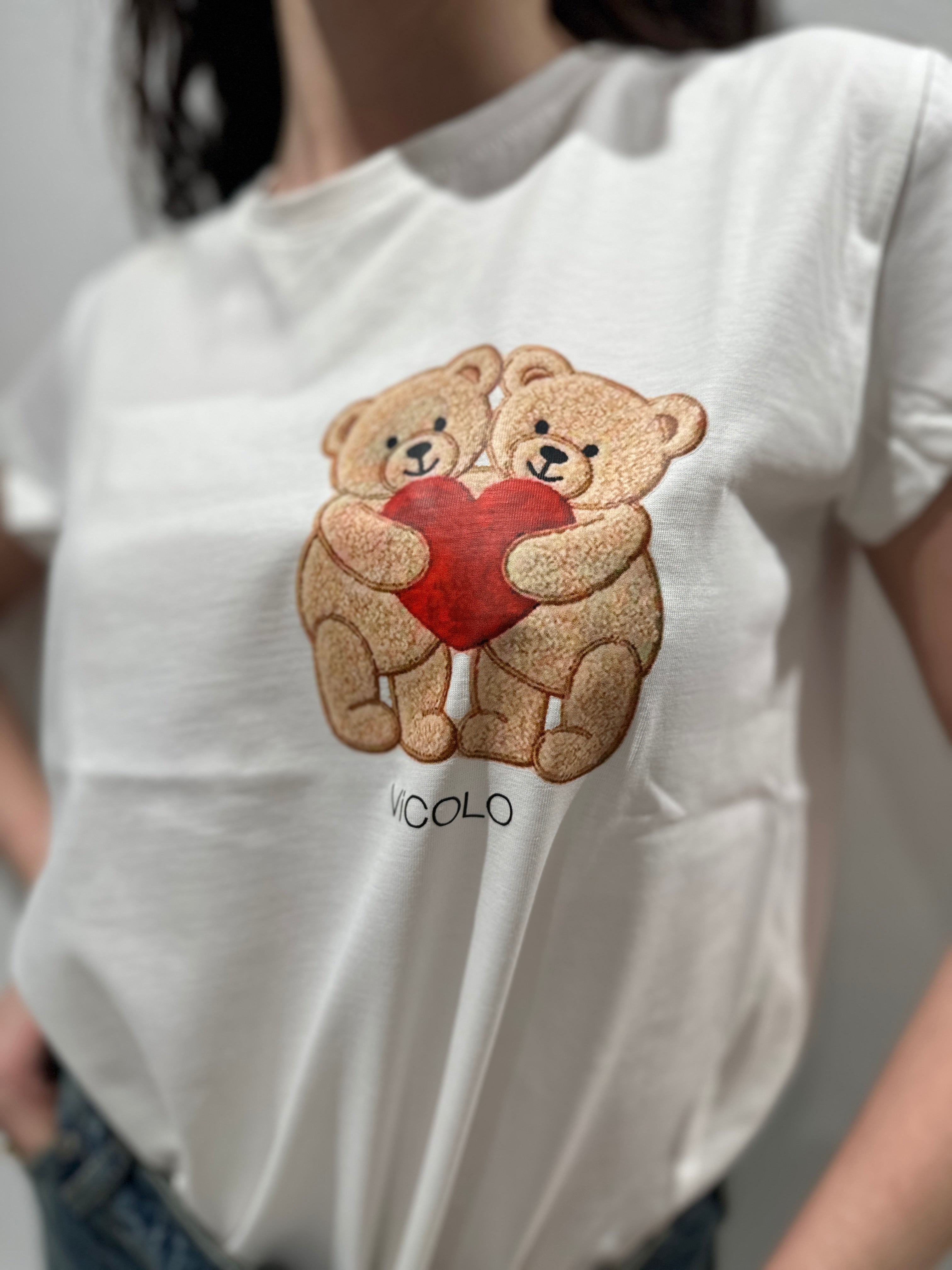 T-shirt Stampa Orsetti