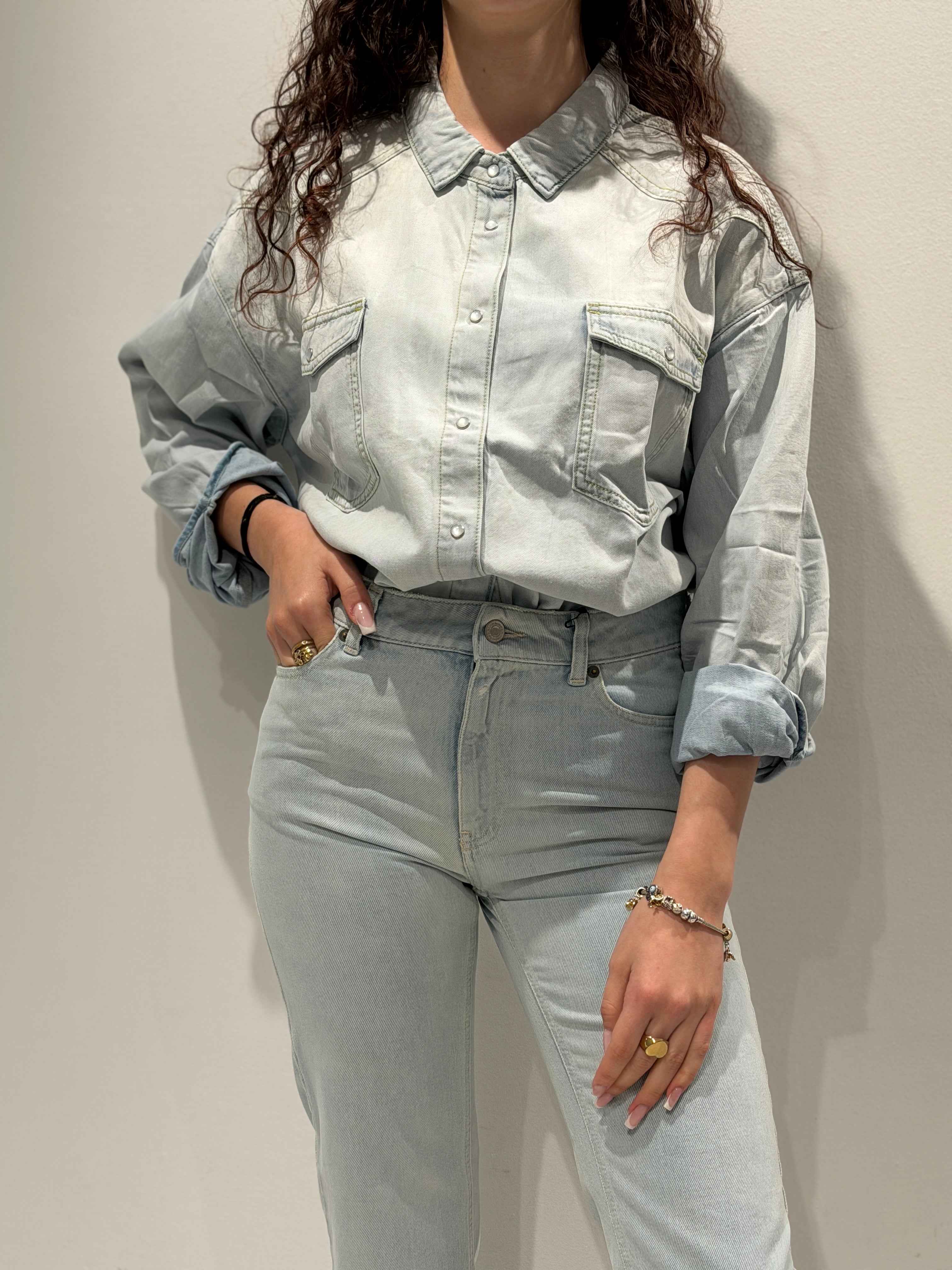 Camicia denim Over