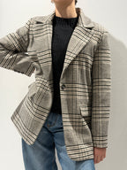 Cappotto Blazer Check