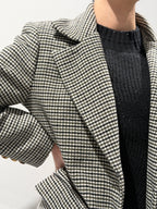 Cappotto Blazer Pied-de-Poule