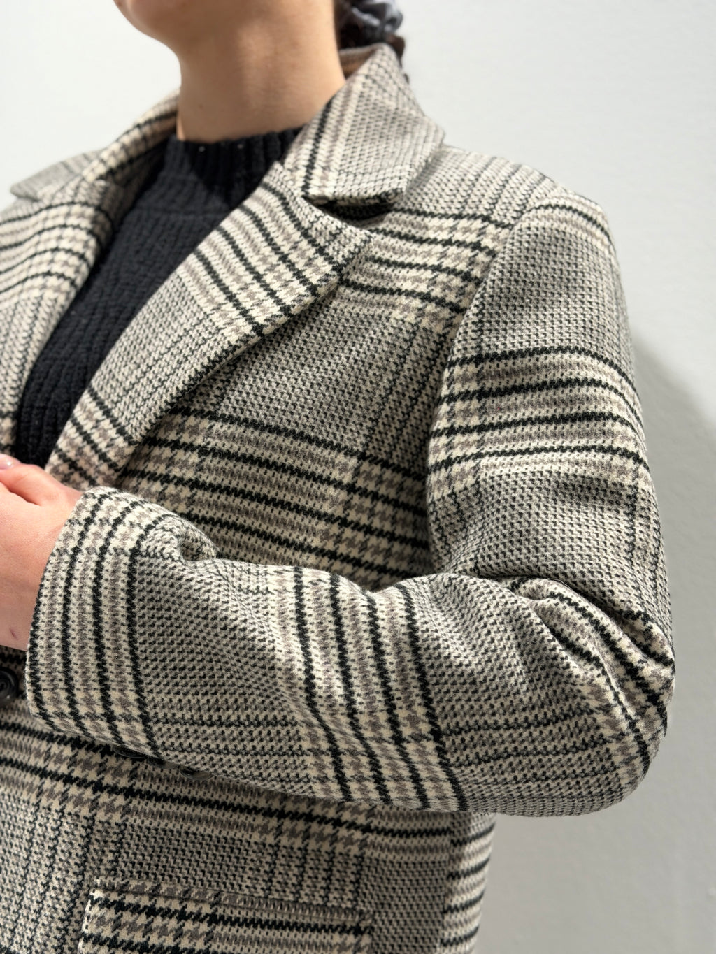 Cappotto Blazer Check