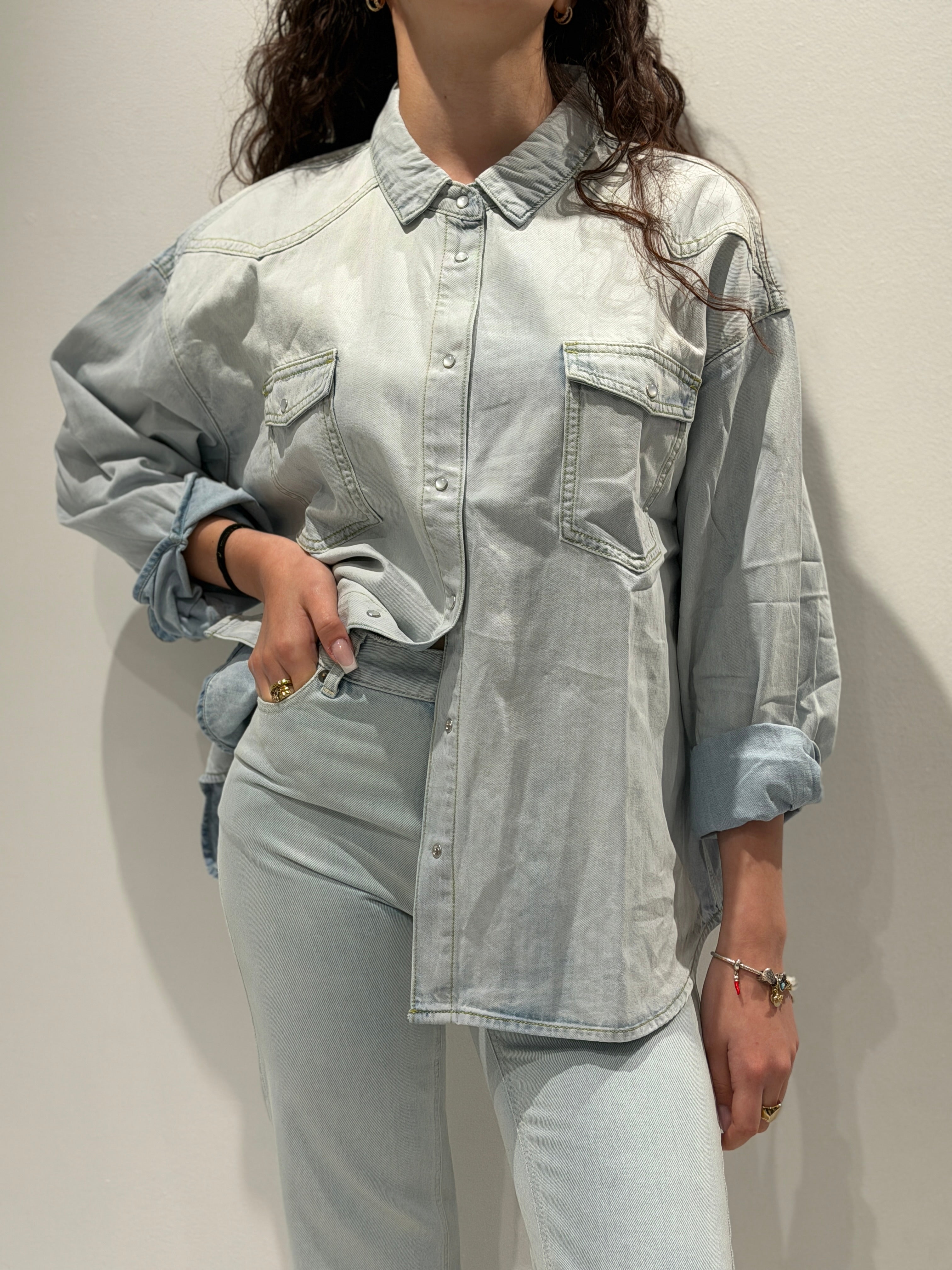 Camicia denim Over