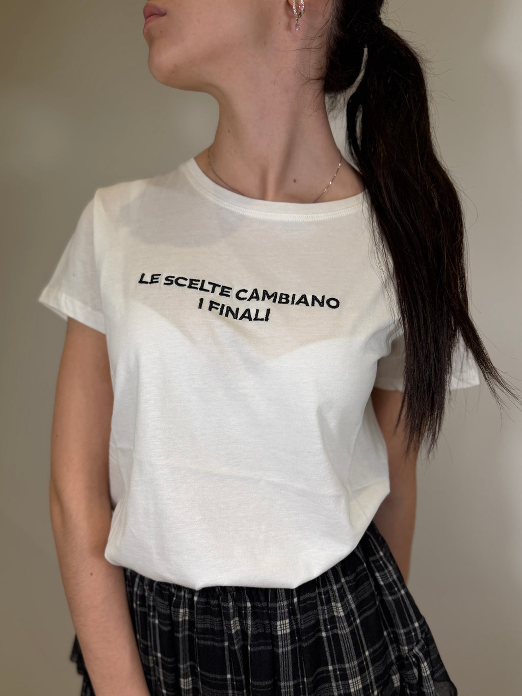 T-shirt "le scelte cambiano i finali"
