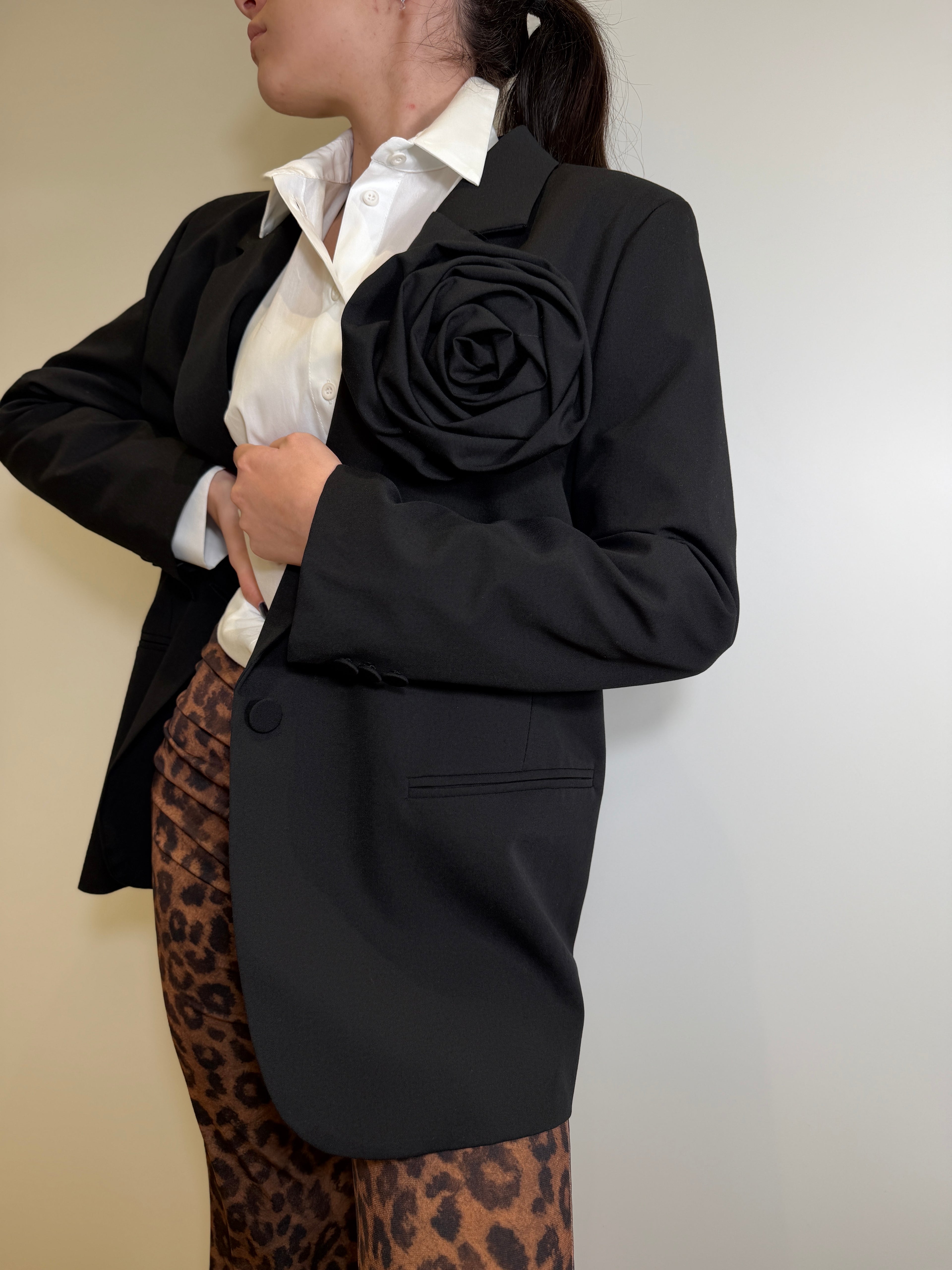 Giacca Over con Spilla