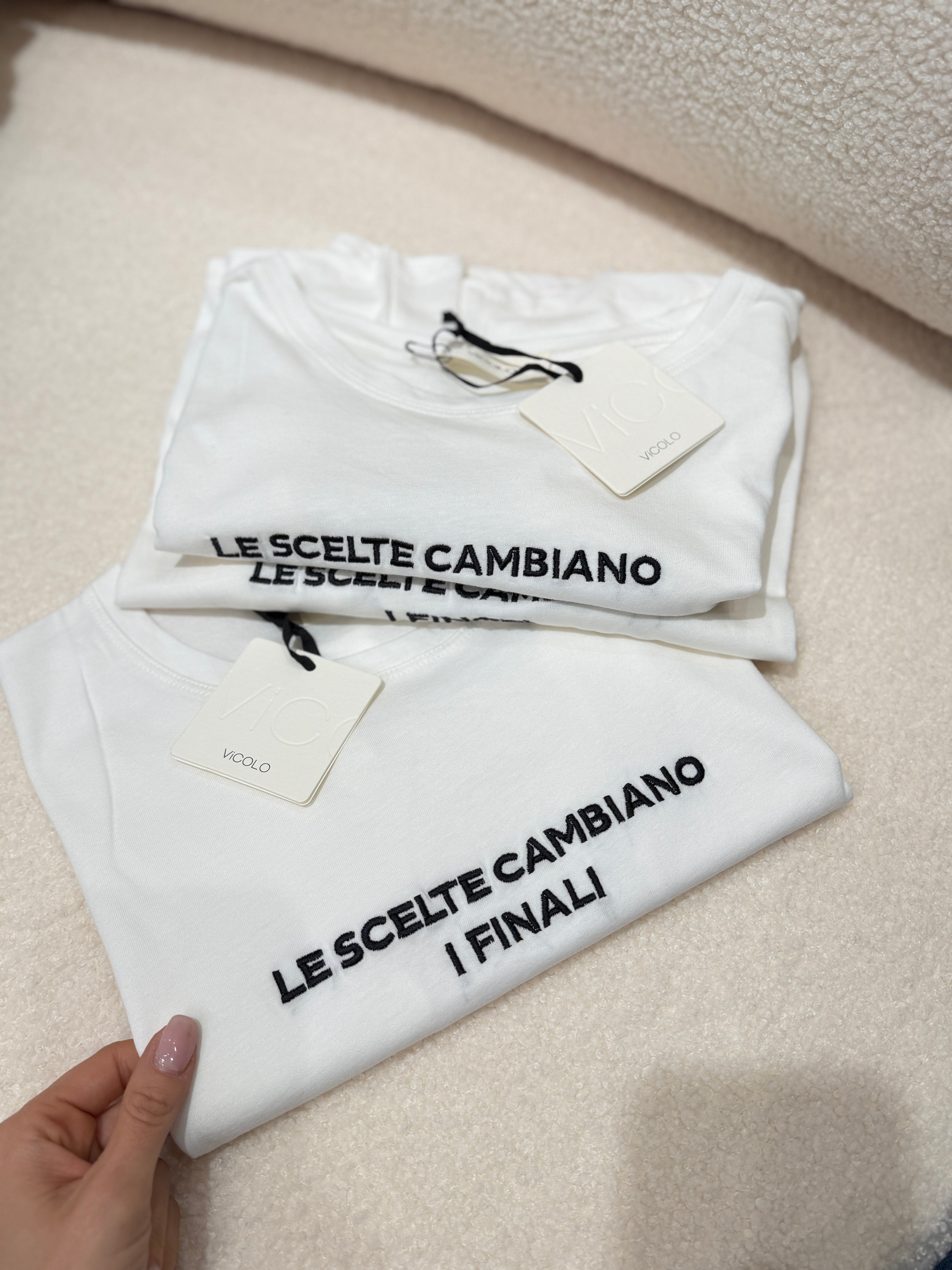 T-shirt "le scelte cambiano i finali"