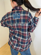 Camicia a Quadri Over