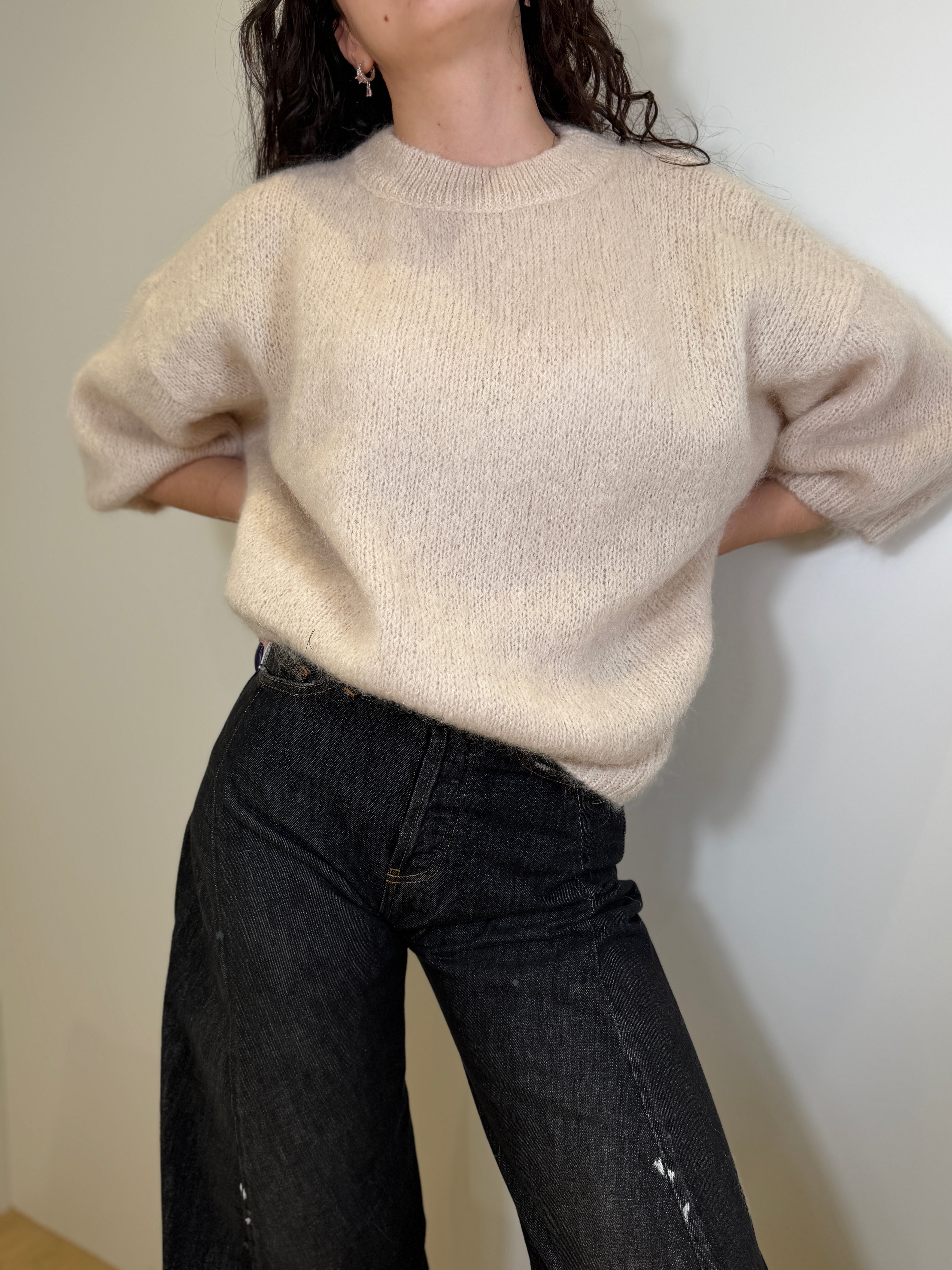 Maglione con Manica Tre Quarti